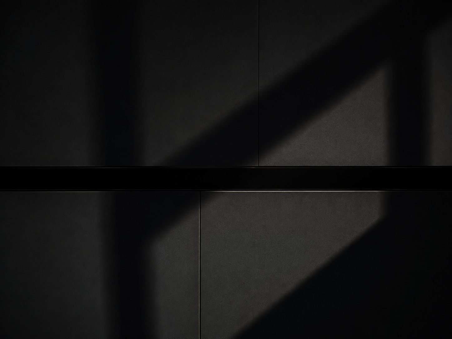 Abstract dark architectural shadows and textured panels